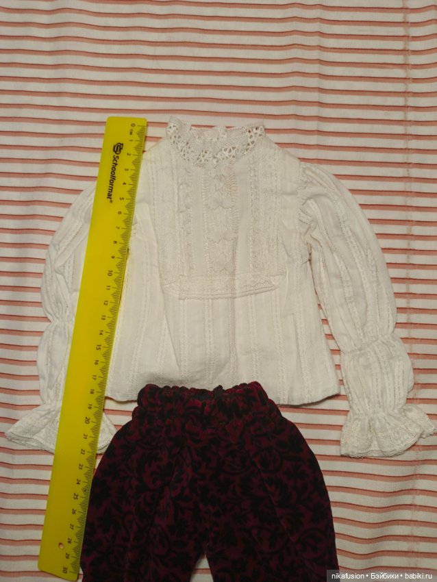 Костюм для антикварной или винтажной куклы рост 45 см (фото 3)