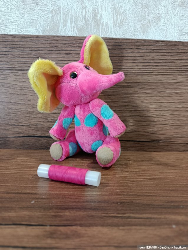 Милашка слонёнок — Авторские игрушки (фото 6)