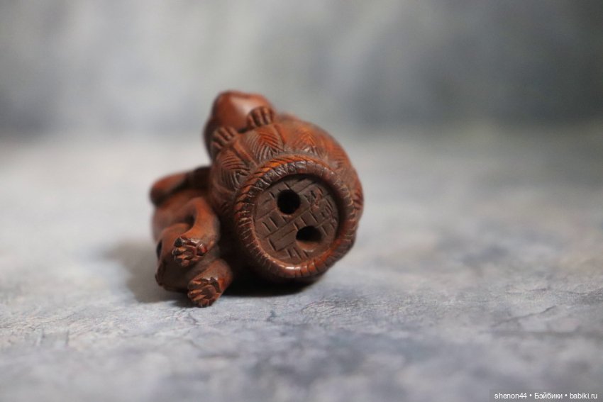 Нэцкэ "Котята в корзинке" (фото 2)