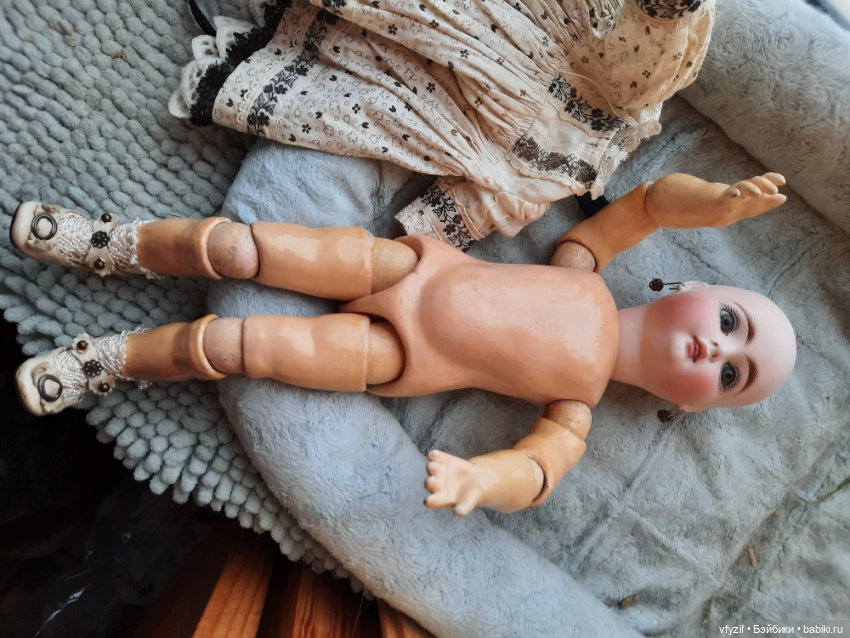 Антикварная куколка Сонненберг 19 век (фото 8)