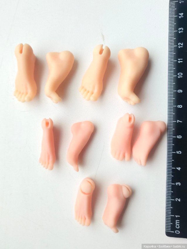 Печатные каблучные ступни на кукол 30 и 32 см (фото 2)