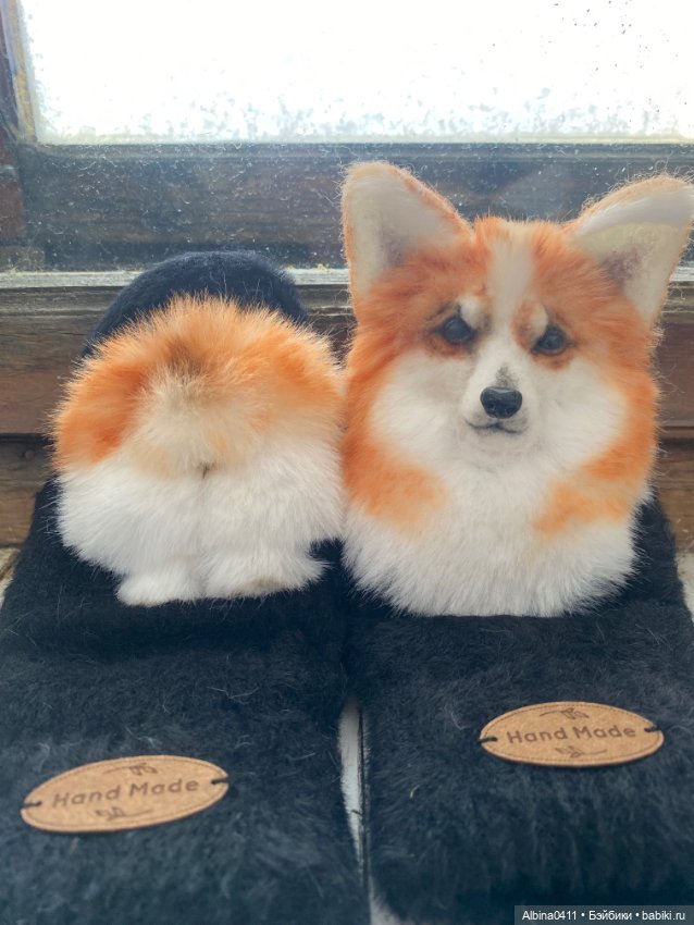 Варежки Корги — Авторские игрушки (фото 2)