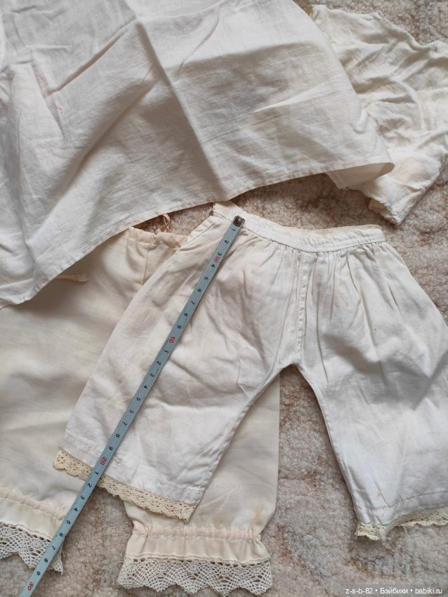 Антикварная одежда лотом — Другое для антикварных кукол (фото 9)
