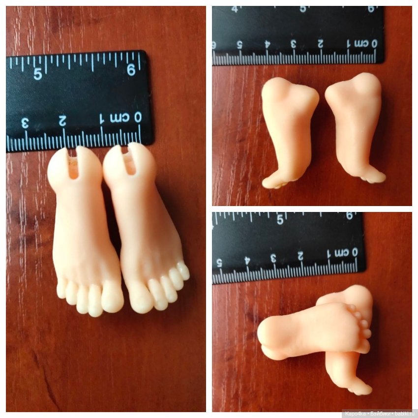 Печатные каблучные ступни на кукол 30 и 32 см (фото 6)