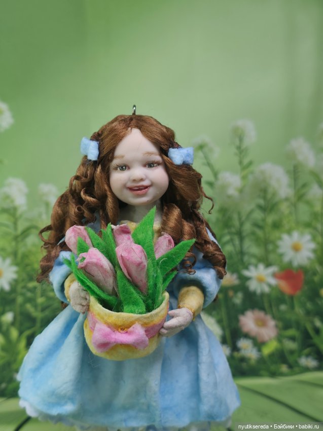 Дашенька из ваты — Коллекционные фигурки (фото 6)