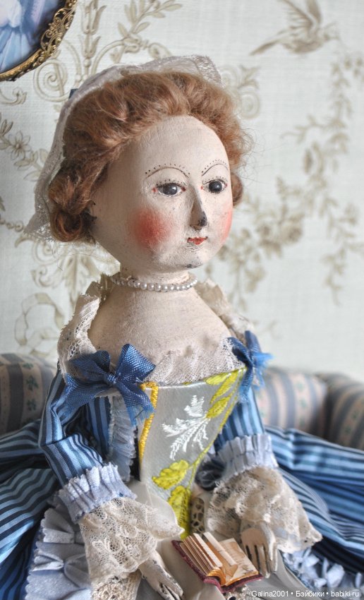 Кукла-реплика Queen Anne doll из дерева (фото 5)