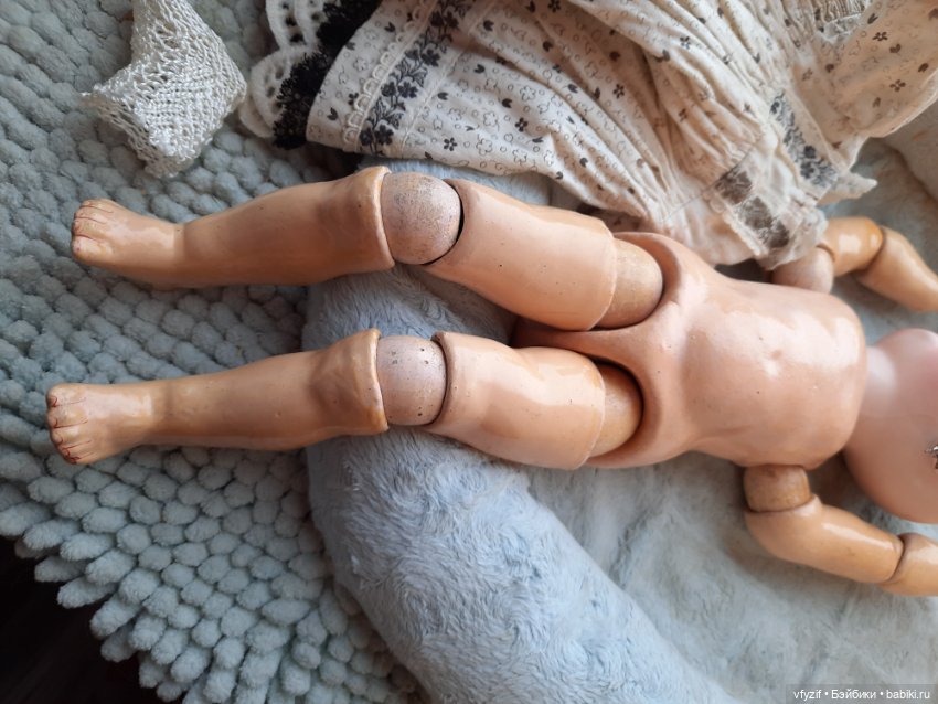 Антикварная куколка Сонненберг 19 век (фото 7)