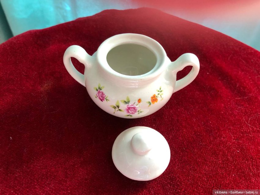 Детский игрушечный чайный сервиз винтаж (фото 4)