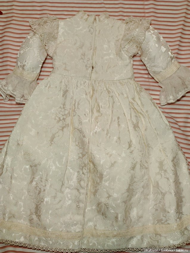 Платье на антикварную или винтажную куклу рост 65-70 см (фото 7)