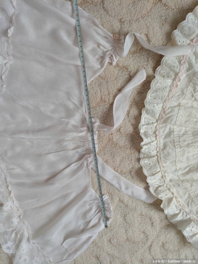 Платье и фартук для антикварной куклы (фото 9)