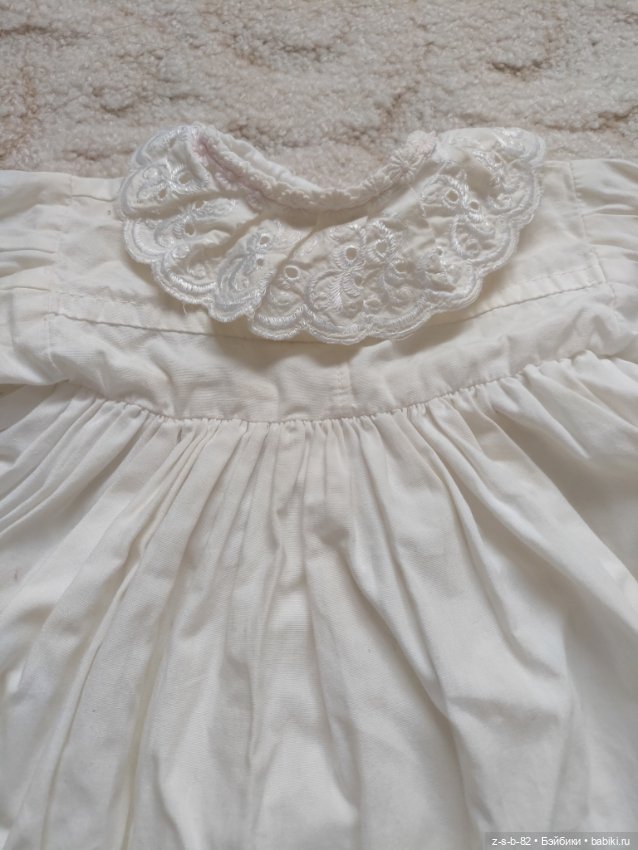 Платье и фартук для антикварной куклы (фото 3)
