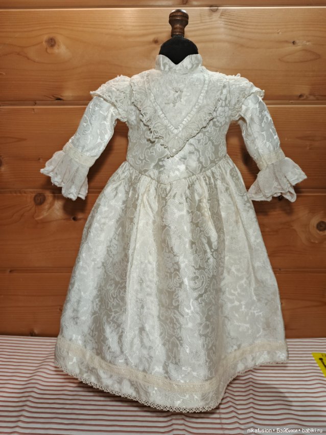 Платье на антикварную или винтажную куклу рост 65-70 см (фото 5)