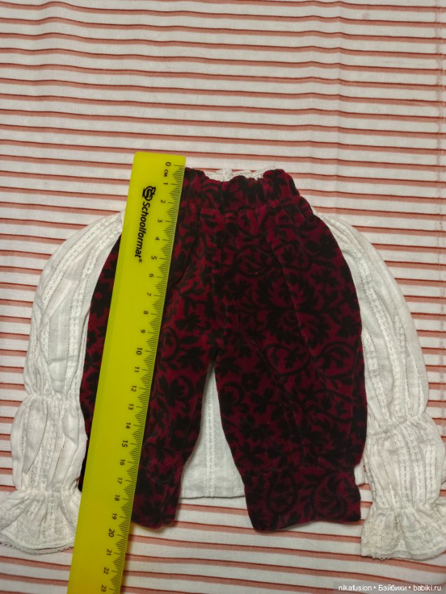 Костюм для антикварной или винтажной куклы рост 45 см (фото 4)