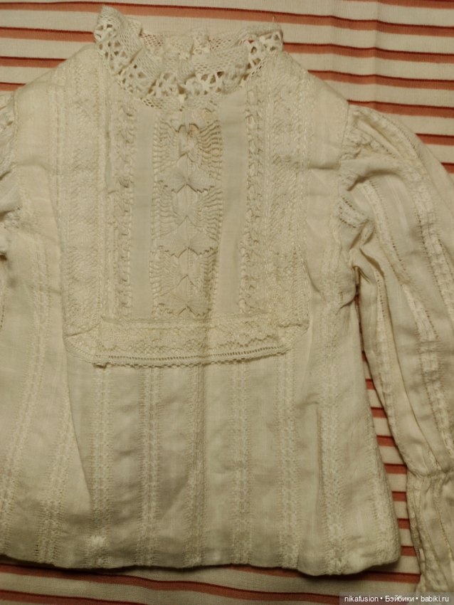 Костюм для антикварной или винтажной куклы рост 45 см (фото 6)