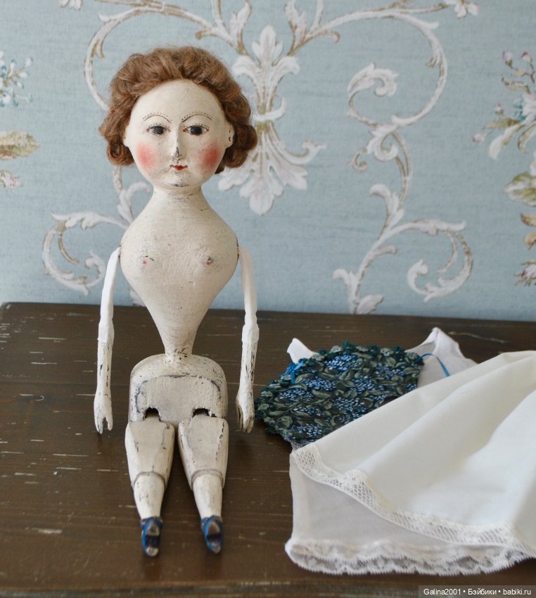Кукла-реплика Queen Anne doll из дерева (фото 2)