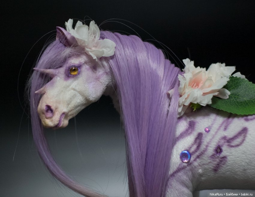 Лошадь фантазийная . подвижная в смешанной технике, конь (фото 5)