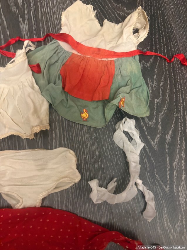 Одежда от антикварной куклы (фото 5)