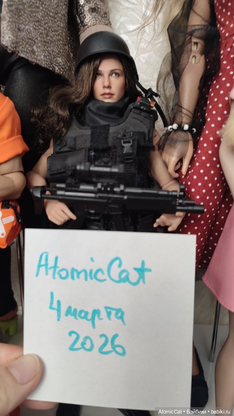 Китбаш милитари экшен девушка 1/6 на wb206 (фото 8)