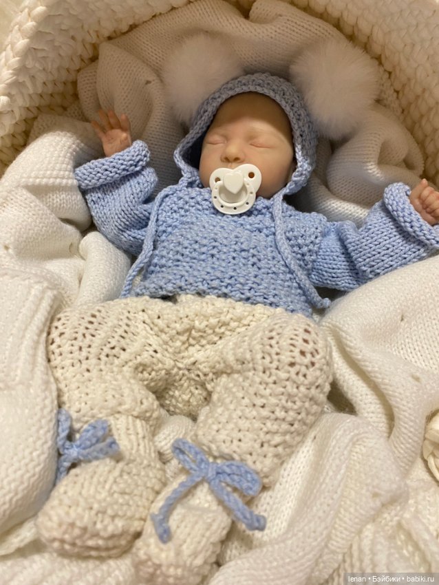 Вязанный комплект на рост +/- 30 см (фото 2)