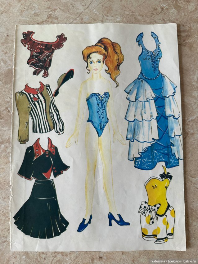 Бумажная кукла Лола 90-х годов (фото 2)