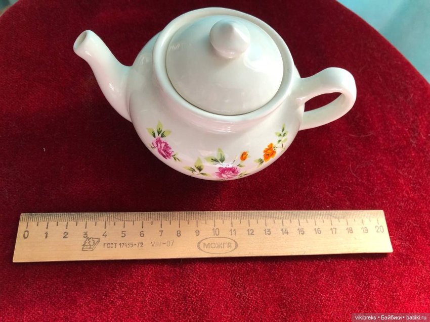 Детский игрушечный чайный сервиз винтаж (фото 6)