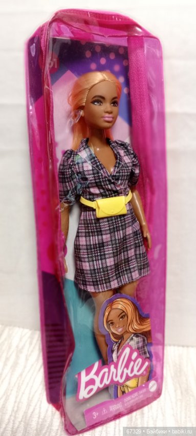 Барби GRB 53 Fashionistas пухляшка афро (фото 6)