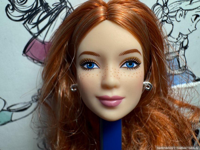 Голова Барби Базовая модель №4 Лея (3) (фото 2)