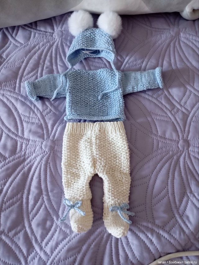 Вязанный комплект на рост +/- 30 см (фото 4)
