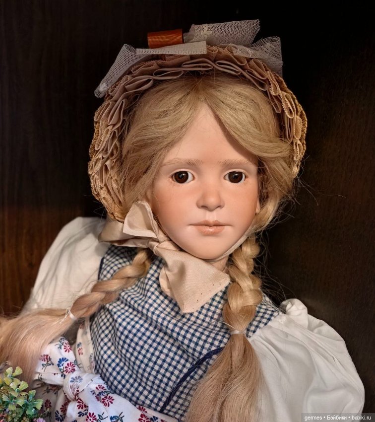 Фарфоровая студийная кукла от Ruth Treffeisen (фото 6)