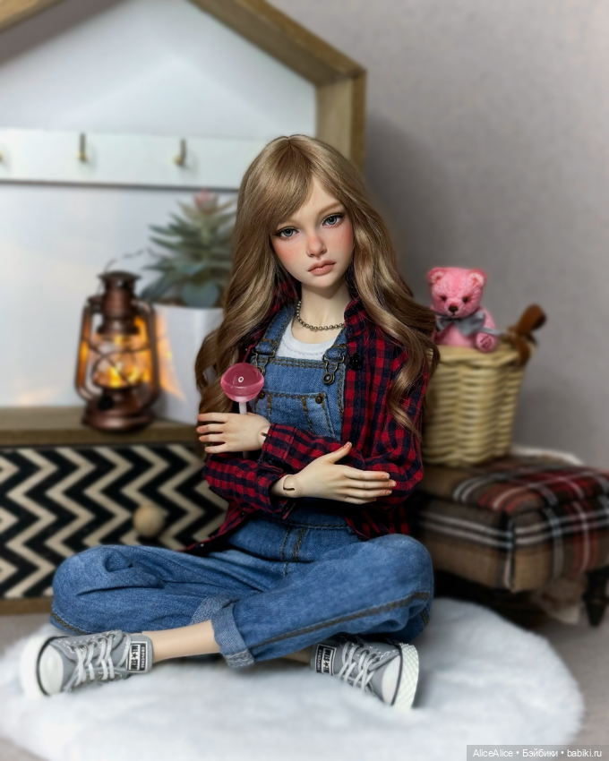 Парик на кукол Н. Лосевой (фото 6)