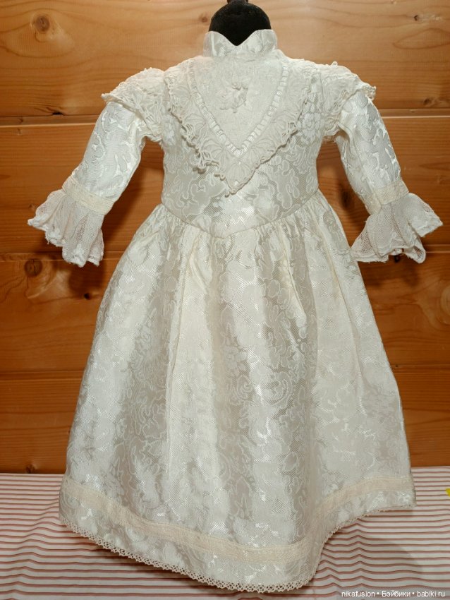 Платье на антикварную или винтажную куклу рост 65-70 см (фото 2)