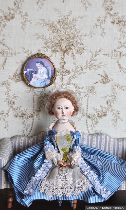 Кукла-реплика Queen Anne doll из дерева (фото 6)