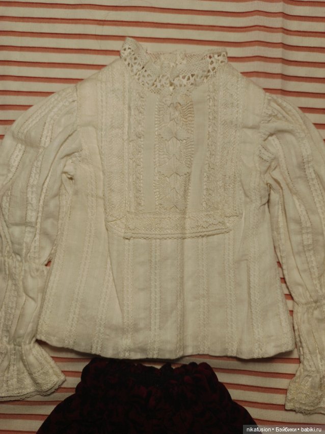 Костюм для антикварной или винтажной куклы рост 45 см (фото 8)