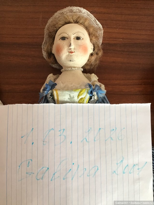 Кукла-реплика Queen Anne doll из дерева (фото 8)