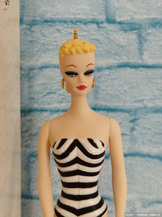 Ёлочные игрушки/фигурки Барби Дебют Силкстоун 1994 Barbie Debut Silkstone (фото 4)