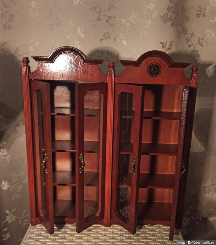 Шкаф книжный ДеАгостини — Кукольная мебель