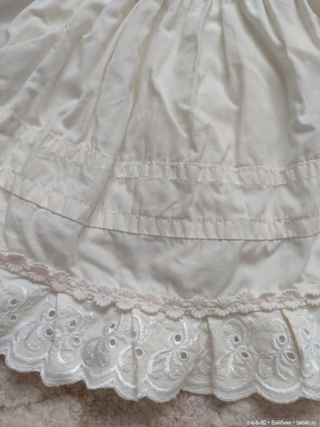 Платье и фартук для антикварной куклы (фото 2)