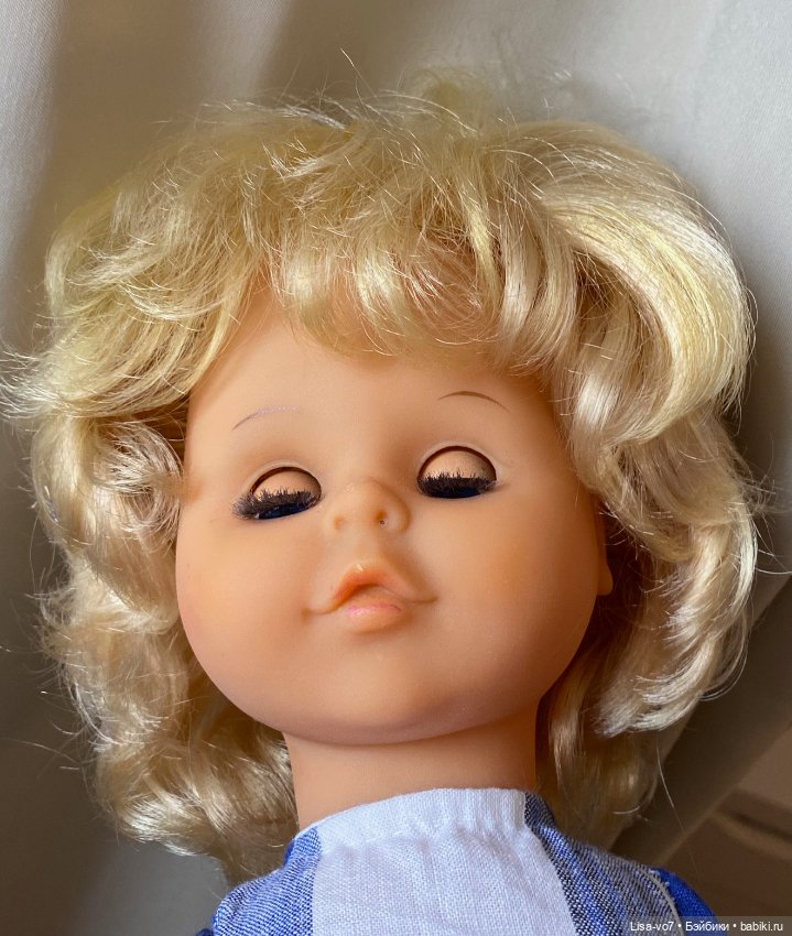 Кукла ГДР 45 см. Синеглазка (фото 4)