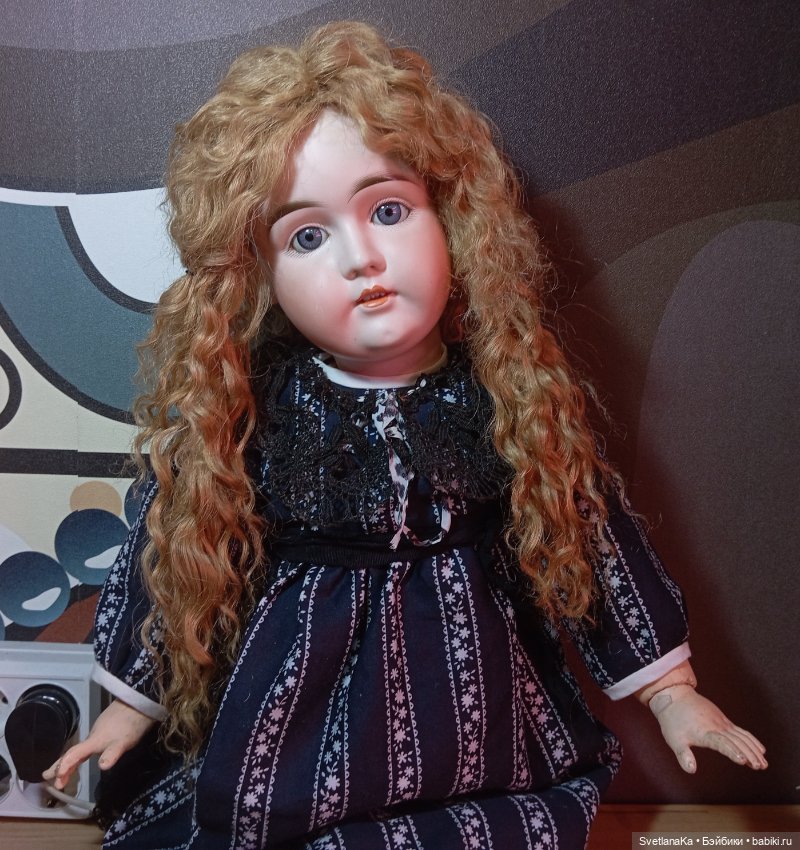 Антикварная кукла от Kestner, литерная серия L (фото 2)