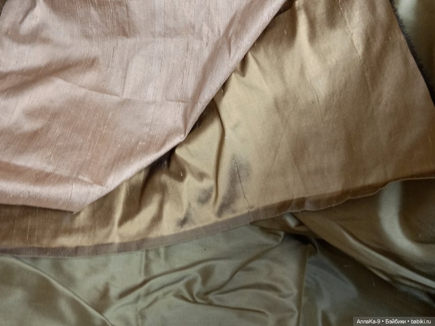 Шёлковая тафта — Другое для антикварных кукол (фото 6)