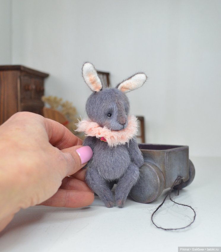 Заяц) — Авторские игрушки (фото 3)