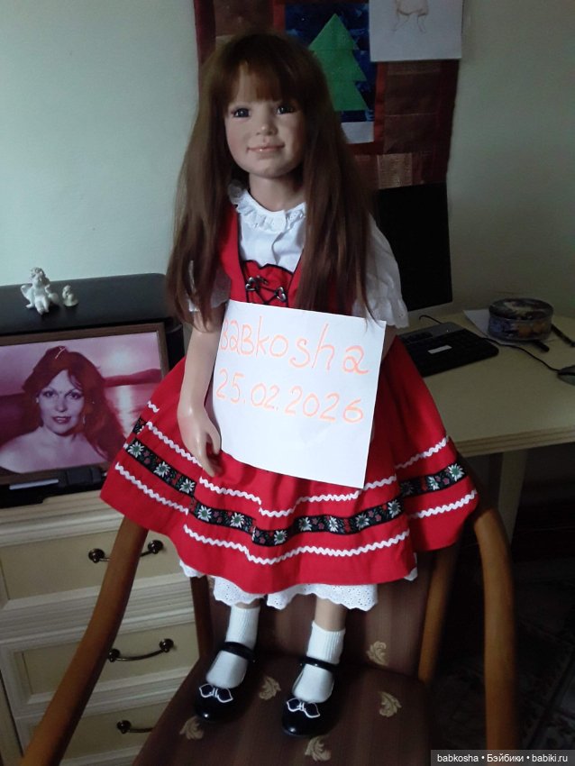 Продам редкую виниловую куклу Хейди от Сюзан Липпл ростом 90см (фото 8)