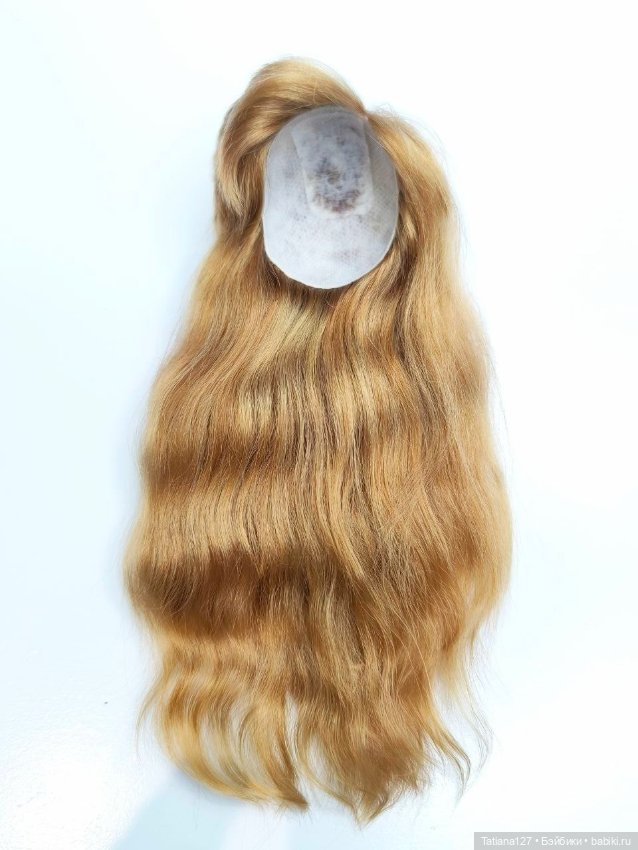 Парик из натуральных локонов козы. ОГ - 12см (фото 5)