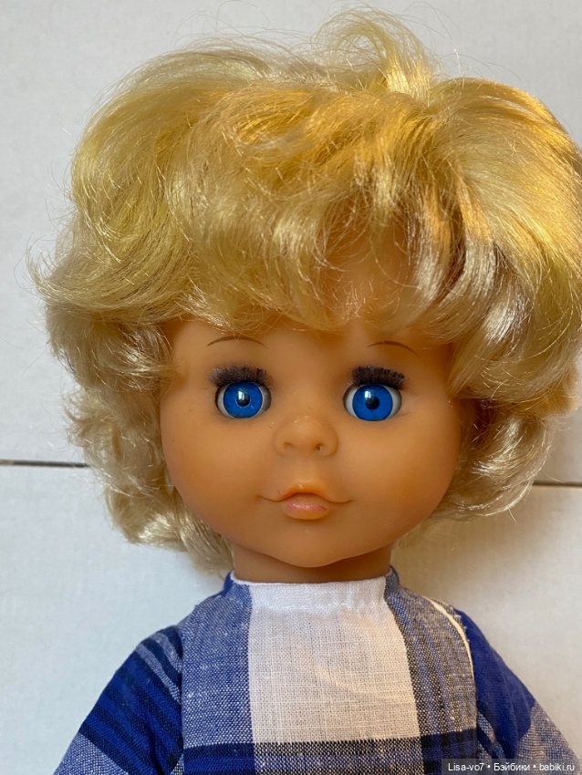 Кукла ГДР 45 см. Синеглазка (фото 2)