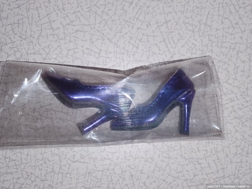 Классические туфли для Fashion royalty (тело FR2 / FR6), Nu Face - фиолетовые блестящие - новые (фото 3)