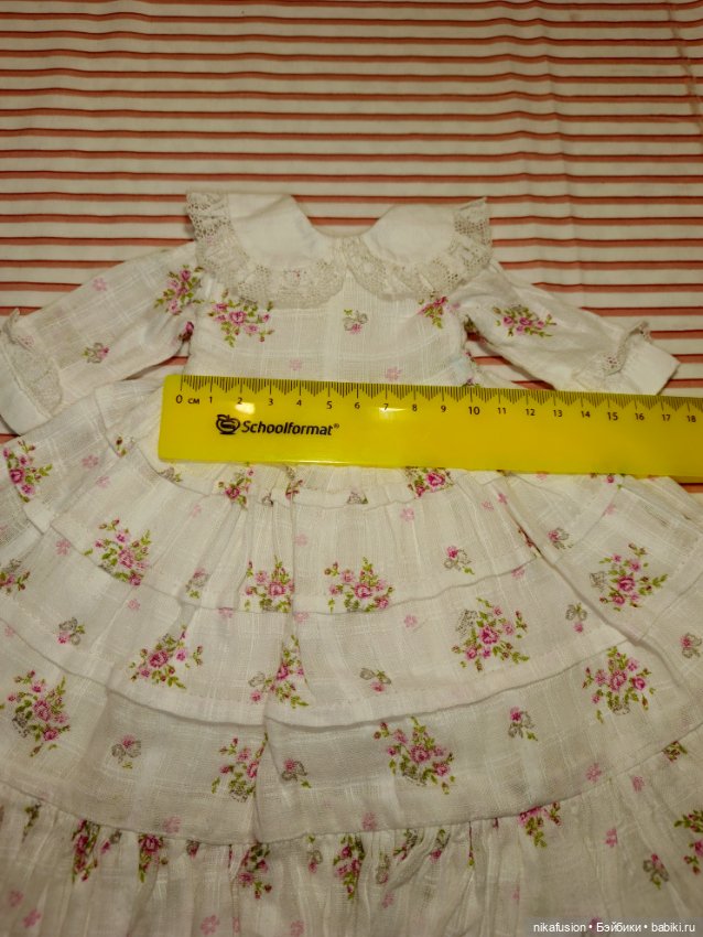 Платье на куклу рост 30-38 см (фото 4)