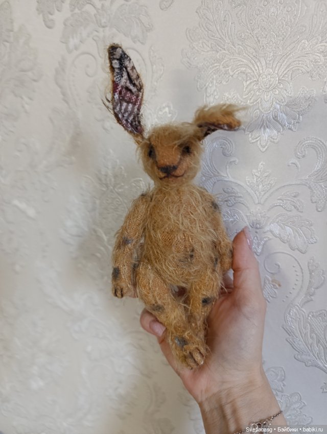 Заяц из мохера — Авторские игрушки (фото 3)