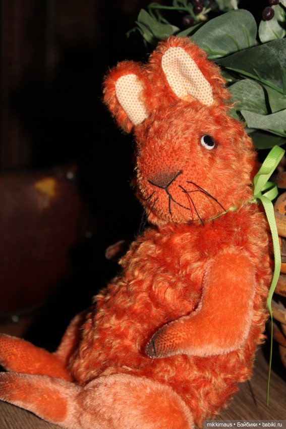 Кролик Тедди - Апельсин — Авторские игрушки (фото 3)