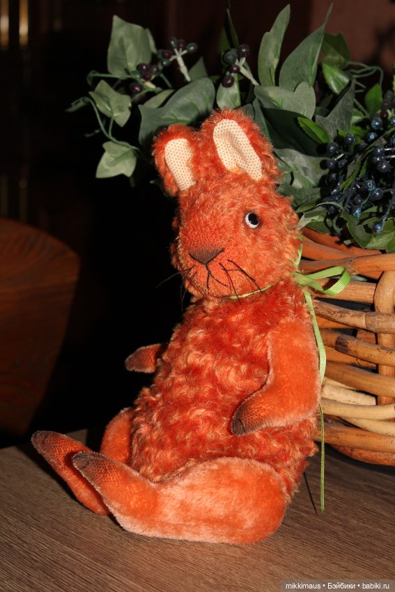 Кролик Тедди - Апельсин — Авторские игрушки (фото 2)