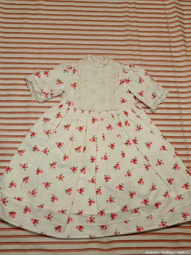 Платье на куклу ростом 40 см (фото 4)